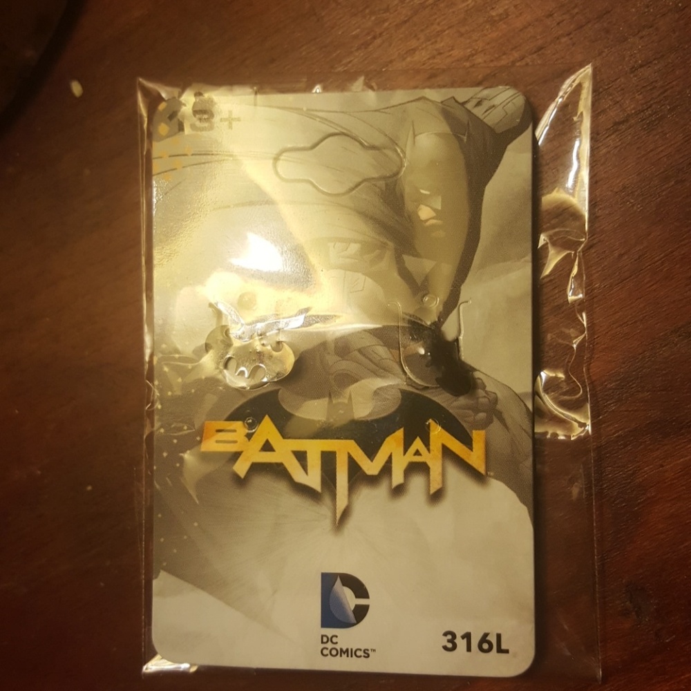 Batman earrings